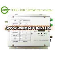 Mini indoor CATV Fiber Optical 1310nm /1550nm Transmitter 10mW